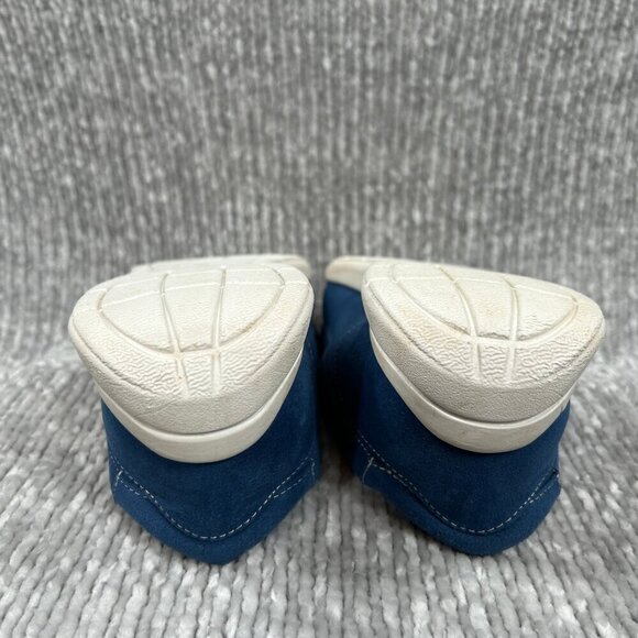 Axxiom Shoes for Life Bally Blue Moccasin Loafer Slip-On Flats Size 9.5 - Picture 6 of 7